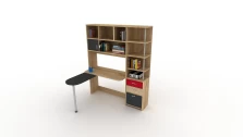 Γραφείο σύνθεση CLEVER 167.5*60*202