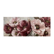 ΠΙΝΑΚΑΣ ΣΕ ΚΑΜΒΑ Fylliana Flower 36315 ΜΠΕΖ-ΡΟΖ-ΛΕΥΚΟ 150x3x60εκ