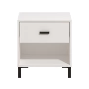 ΚΟΜΟΔΙΝΟ ALERIA NO1F ΛΕΥΚΟ ΧΡΩΜΑ 48x40x52εκ