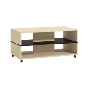 ΤΡΑΠΕΖΑΚΙ ΣΑΛΟΝΙΟΥ SAVIO LIGHT PORT OAK/BLACK OAK 101x55x48εκ