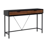 ΚΟΝΣΟΛΑ Fylliana FL2405 ΜΑΥΡΟ-ΚΑΦΕ ΧΡΩΜΑ 120x30x76εκ
