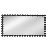 Artekko Dia Μαύρος Μεταλλικός Καθρέπτης Τοίχου (75x4.5x160)cm
