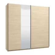 ΝΤΟΥΛΑΠΑ ARBELA 220 OG h217 LIGHT PORT ΟΑΚ ΧΡΩΜΑ 220x61x218εκ