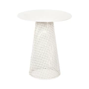 ΣΤΡΟΓΓΥΛΟ ΤΡΑΠΕΖΑΚΙ ΣΑΛΟΝΙΟΥ Fylliana FL2902 ΜΠΕΖ ΧΡΩΜΑ 40x46εκ