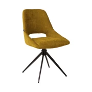 ΚΑΡΕΚΛΑ ΤΡΑΠΕΖΑΡΙΑΣ ΠΕΡΙΣΤΡΕΦΟΜΕΝΗ Fylliana FL2548 ΜΟΥΣΤΑΡΔΙ ΥΦΑΣΜΑ 64x53x85εκ