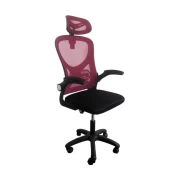 ΚΑΡΕΚΛΑ ΓΡΑΦΕΙΟΥ Fylliana FL850 ΚΟΚΚΙΝΟ-ΜΑΥΡΟ ΧΡΩΜΑ 63x55x101εκ