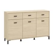 ΚΟΜΟΤΑ-ΜΠΟΥΦΕΣ ARBELA 3K3F3V LIGHT PORT OAK ΧΡΩΜΑ 138x40x90εκ