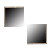 ΣΕΤ 2 ΚΑΘΡΕΦΤΕΣ ΤΟΙΧΟΥ Fylliana Charles GREY OAK 60x60εκ