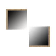 ΣΕΤ 2 ΚΑΘΡΕΦΤΕΣ ΤΟΙΧΟΥ Fylliana Charles SONOMA 60x60εκ