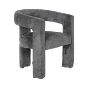 ΚΑΡΕΚΛΑ ΤΡΑΠΕΖΑΡΙΑΣ Fylliana FL6493 ΑΝΘΡΑΚΙ ΧΡΩΜΑ ΥΦΑΣΜΑΤΟΣ 64x56x75εκ