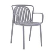 ΚΑΡΕΚΛΑ ΚΗΠΟΥ Fylliana Amara ΑΠΟ ΠΟΛΥΠΡΟΠΥΛΕΝΙΟ (PP)  ΓΚΡΙ ΧΡΩΜΑ 56x57x82εκ