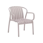 ΚΑΡΕΚΛΑ ΚΗΠΟΥ Fylliana Zenya ΑΠΟ ΠΟΛΥΠΡΟΠΥΛΕΝΙΟ (PP) CAPPUCCINO ΧΡΩΜΑ 82x60x75εκ