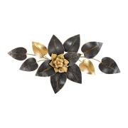 ΜΕΤΑΛΛΙΚΟ ΔΙΑΚΟΣΜΗΤΙΚΟ ΤΟΙΧΟΥ Fylliana FL1113 ΜΑΥΡΟ-ΧΡΥΣΟ ΧΡΩΜΑ 88x6x49εκ