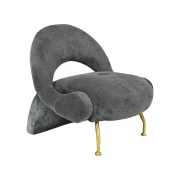 ΠΟΛΥΘΡΟΝΑ Fylliana FL6654 ΑΝΘΡΑΚΙ ΧΡΩΜΑ ΧΡΥΣΟ ΜΕΤΑΛΛΙΚΟ ΠΟΔΙ 80x86x81εκ