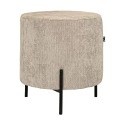 ΣΤΡΟΓΓΥΛΟ ΣΚΑΜΠΟ Fylliana New Lux ΜΠΕΖ ΧΡΩΜΑ 33x33x38εκ