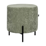 ΣΤΡΟΓΓΥΛΟ ΣΚΑΜΠΟ Fylliana New Lux ΠΡΑΣΙΝΟ ΧΡΩΜΑ 33x33x38εκ