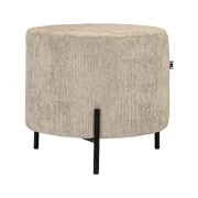 ΣΤΡΟΓΓΥΛΟ ΣΚΑΜΠΟ Fylliana New Lux ΜΠΕΖ ΧΡΩΜΑ 46x46x43εκ