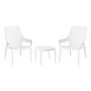 ΣΕΤ 2 ΚΑΡΕΚΛΕΣ ΚΗΠΟΥ ΚΑΙ ΤΡΑΠΕΖΑΚΙ Fylliana Selavia ΜΕ UV ΠΡΟΣΤΑΣΙΑ ΛΕΥΚΟ ΧΡΩΜΑ