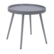 ΤΡΑΠΕΖΑΚΙ ΚΗΠΟΥ Fylliana Solin ΑΠΟ ΠΟΛΥΠΡΟΠΥΛΕΝΙΟ (PP) ΓΚΡΙ ΧΡΩΜΑ 49x49x46εκ