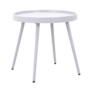 ΤΡΑΠΕΖΑΚΙ ΚΗΠΟΥ Fylliana Solin ΑΠΟ ΠΟΛΥΠΡΟΠΥΛΕΝΙΟ (PP) ΛΕΥΚΟ ΧΡΩΜΑ 49x49x46εκ