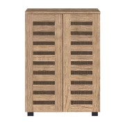 ΠΑΠΟΥΤΣΟΘΗΚΗ Fylliana Vento ΜΕ 4 ΡΑΦΙΑ ΧΡΩΜΑ GREY OAK 60x33x87εκ