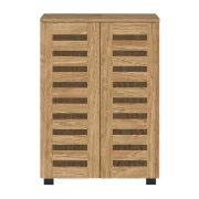 ΠΑΠΟΥΤΣΟΘΗΚΗ Fylliana Vento ΜΕ 4 ΡΑΦΙΑ ΧΡΩΜΑ ARTISAN OAK 60x33x87εκ