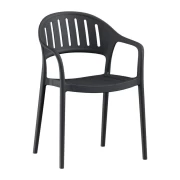 ΚΑΡΕΚΛΑ ΚΗΠΟΥ Fylliana Calmara ΑΠΟ ΠΟΛΥΠΡΟΠΥΛΕΝΙΟ (PP) ΜΑΥΡΟ ΧΡΩΜΑ 57x52x81εκ