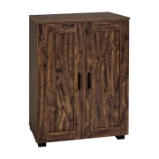 ΠΑΠΟΥΤΣΟΘΗΚΗ Fylliana Cubo ΜΕ 4 ΡΑΦΙΑ ΧΡΩΜΑ BROWN OAK 60x33x84εκ
