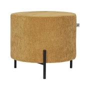 ΣΤΡΟΓΓΥΛΟ ΣΚΑΜΠΟ Fylliana New Lux ΜΟΥΣΤΑΡΔΙ ΧΡΩΜΑ 46x46x43εκ