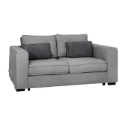 ΔΙΘΕΣΙΟΣ ΚΑΝΑΠΕΣ Huelva ΓΚΡΙ ΥΦΑΣΜΑ 181x93x86εκ