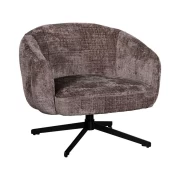 ΠΕΡΙΣΤΡΕΦΟΜΕΝΗ ΠΟΛΥΘΡΟΝΑ Fylliana Malena ΜΠΕΖ-ΚΑΦΕ ΥΦΑΣΜΑ 73x84x68εκ