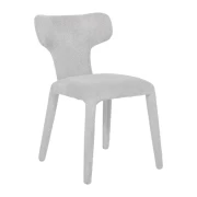 ΚΑΡΕΚΛΑ ΤΡΑΠΕΖΑΡΙΑΣ Fylliana Veloria ΜΕ ΥΦΑΣΜΑΤΙΝΗ ΕΠΕΝΔΥΣΗ ΓΚΡΙ ΠΑΓΟΥ ΧΡΩΜΑ 50x62x80εκ