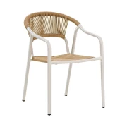 ΚΑΡΕΚΛΑ ΚΗΠΟΥ Fylliana Solace ΛΕΥΚΟ-ΦΥΣΙΚΟ ΧΡΩΜΑ 56x65x82εκ