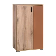 ΠΑΠΟΥΤΣΟΘΗΚΗ Fylliana Valenor NATURAL CANELLA OAK -ΚΕΡΑΜΙΔΙ ΧΡΩΜΑ 69x34x120εκ
