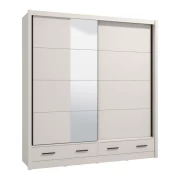 ΝΤΟΥΛΑΠΑ ΜΕ ΚΑΘΡΕΦΤΗ ALBI PLUS 205 2F OG CASHMERE ΧΡΩΜΑ 205x60x216εκ