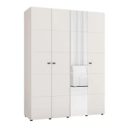 ΝΤΟΥΛΑΠΑ ΜΕ ΚΑΘΡΕΦΤΗ SALAMIS 4K1O h207 CASHMERE ΧΡΩΜΑ 155x52x208εκ