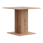 ΤΡΑΠΕΖΙ ΤΡΑΠΕΖΑΡΙΑΣ CAPUA ARTISAN OAK ΧΡΩΜΑ 80x80x76εκ