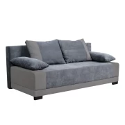 ΚΑΝΑΠΕΣ ΚΡΕΒΑΤΙ QUATRO ΣΚΟΥΡΟ ΓΚΡΙ 200x88x77εκ