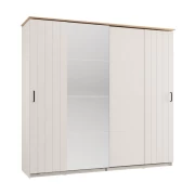 ΝΤΟΥΛΑΠΑ ΜΕ ΚΑΘΡΕΦΤΗ LAMBETH 220 OG h205 CASHMERE-ARTISAN OAK ΧΡΩΜΑ 220x62x205εκ