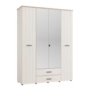 ΝΤΟΥΛΑΠΑ ΜΕ ΚΑΘΡΕΦΤΗ LAMBETH 4K2F2O h207 CASHMERE-ARTISAN OAK ΧΡΩΜΑ 158x54x208εκ
