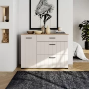 ΚΟΜΟΤΑ-ΣΥΡΤΑΡΙΕΡΑ LAMBETH 117 2K3F1V CASHMERE-ARTISAN OAK ΧΡΩΜΑ 118x41x86εκ