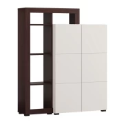 ΒΙΤΡΙΝΑ ARGYLL 2K2V OP 138 CASHMERE ΜΕ DARK TAILOR OAK ΧΡΩΜΑ 116x35x138εκ
