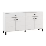 ΚΟΜΟΤΑ-ΜΠΟΥΦΕΣ ALMOND 154 4K2F4V ΛΕΥΚΟ ΧΡΩΜΑ 154x35x78εκ