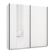 ΝΤΟΥΛΑΠΑ ΜΕ ΚΑΘΡΕΦΤΗ SALAMIS 200 OG h205 ΛΕΥΚΟ ΧΡΩΜΑ 195x61x205εκ