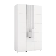 ΝΤΟΥΛΑΠΑ ΜΕ ΚΑΘΡΕΦΤΗ SALAMIS 3K1O h207 ΛΕΥΚΟ ΧΡΩΜΑ 117x52x208εκ