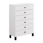 ΣΥΡΤΑΡΙΕΡΑ ALMOND 77 6F ΛΕΥΚΟ ΧΡΩΜΑ 77x35x78εκ
