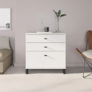 ΣΥΡΤΑΡΙΕΡΑ ALMOND 77 3F ΛΕΥΚΟ ΧΡΩΜΑ 77x35x78εκ
