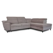 ΚΑΝΑΠΕΣ ΔΕΞΙΑ ΓΩΝΙΑ Fylliana Alessia ΜΠΕΖ ΥΦΑΣΜΑ 284x216x100εκ