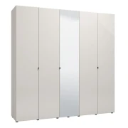 ΝΤΟΥΛΑΠΑ LUCCA 5K1O h227 CASHMERE-ΛΕΥΚΟ ΧΡΩΜΑ 224x57x227εκ