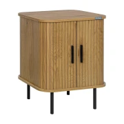 ΚΟΜΟΔΙΝΟ Fylliana FL2459 SONOMA-ΜΑΥΡΟ ΧΡΩΜΑ 48x40x60εκ
